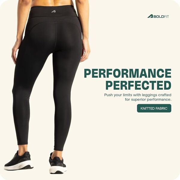 Boldfit Gym Wear for Women Leggings Regular Wear Yoga Pants for Women Gym Leggings for Women & Gym Pants for Women Everyday Multipurpose Pants for Women Sports Gym Tights for Women Activewear Lower - Image 4