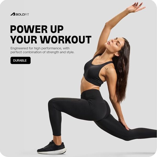 Boldfit Gym Wear for Women Leggings Regular Wear Yoga Pants for Women Gym Leggings for Women & Gym Pants for Women Everyday Multipurpose Pants for Women Sports Gym Tights for Women Activewear Lower